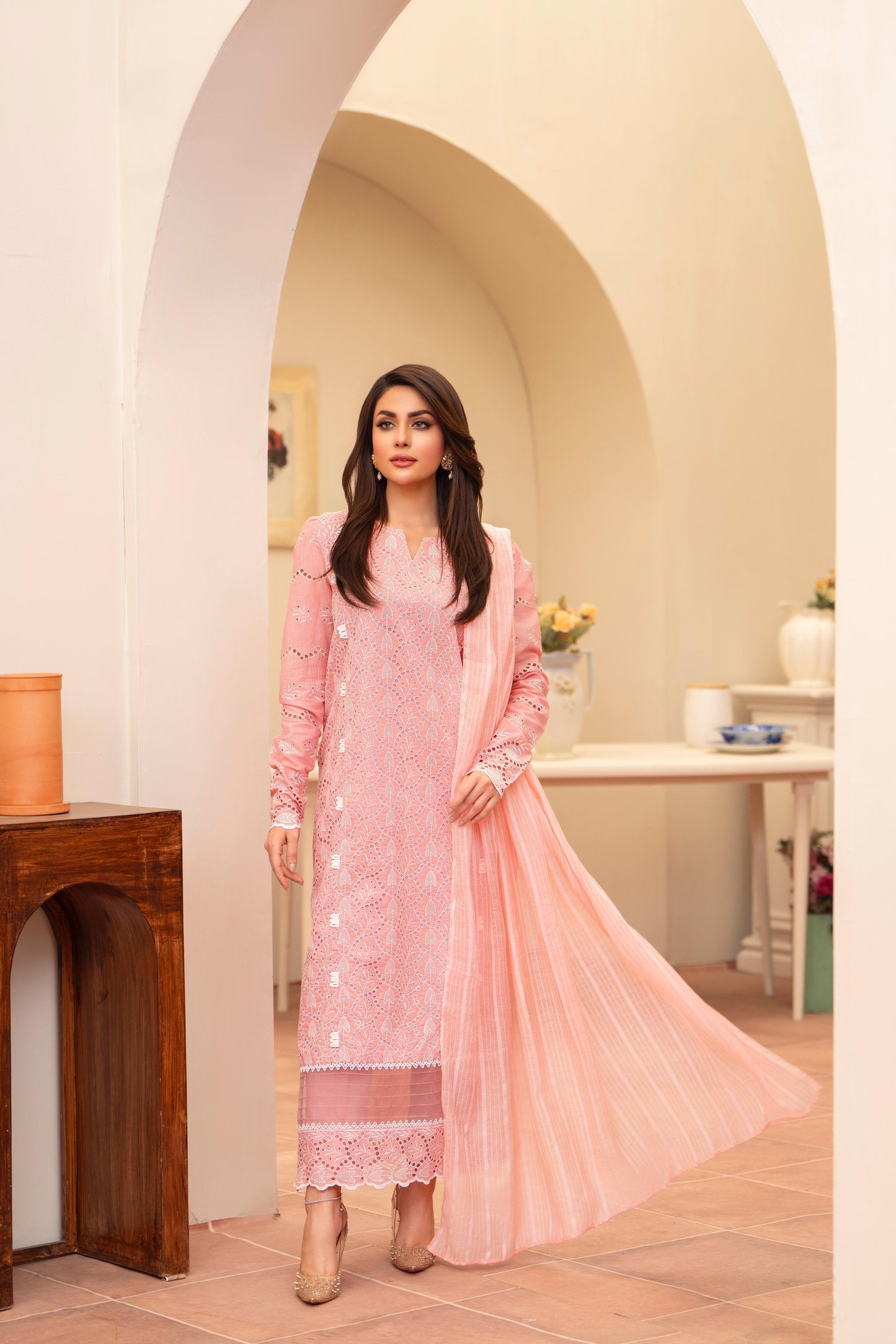3 Pc luxury embroidery suit