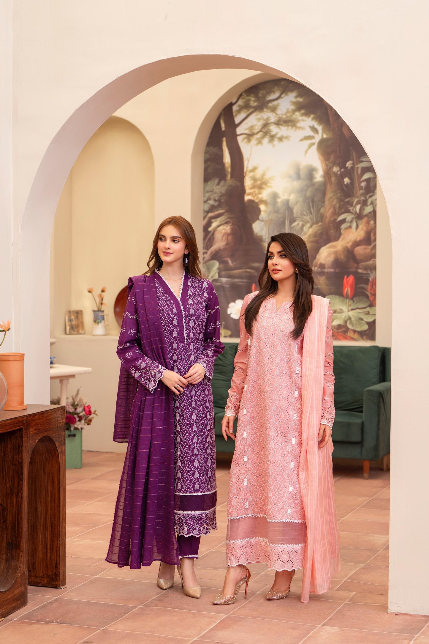 3 Pc premium embroidery suit