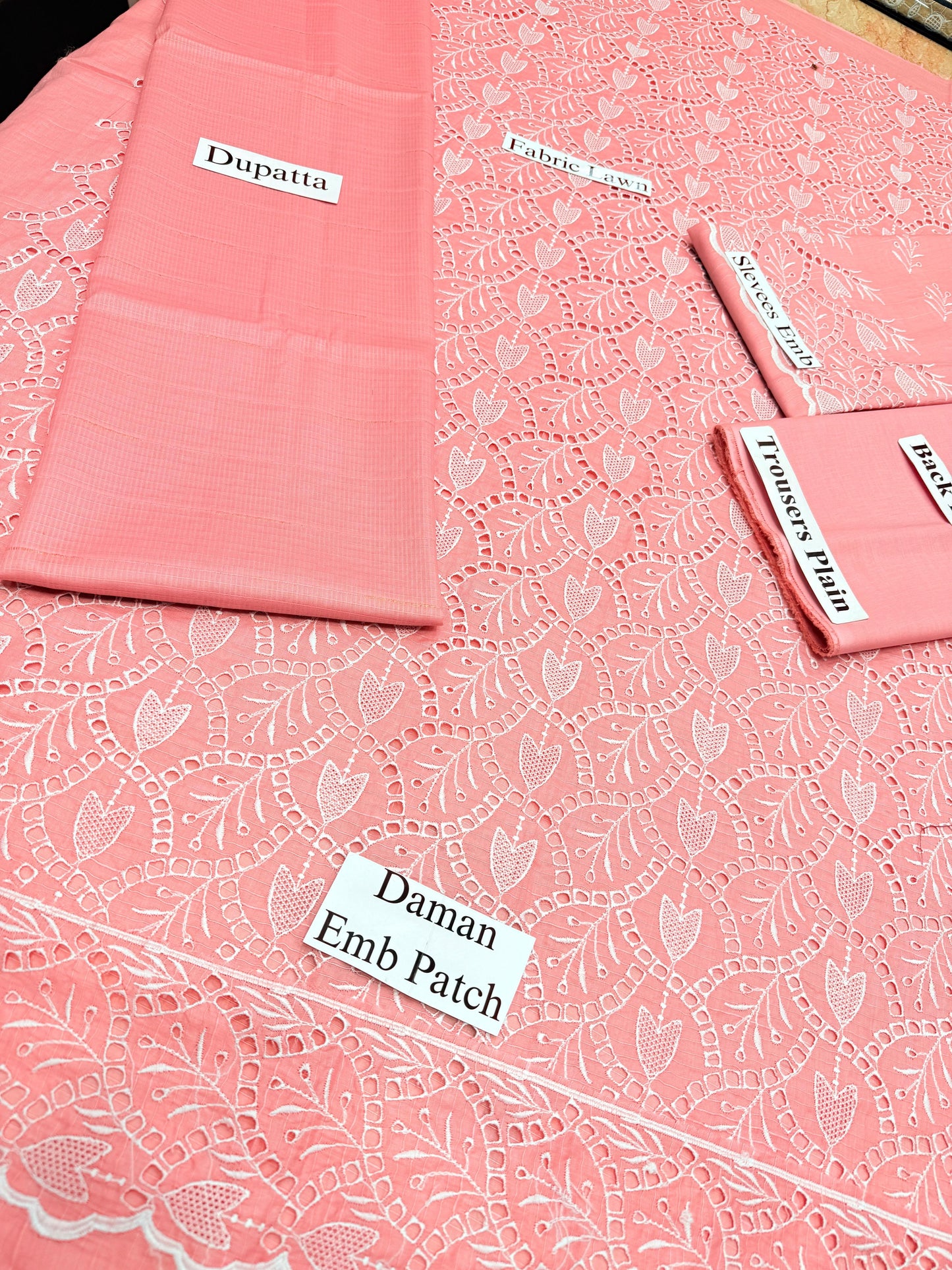 3 Pc luxury embroidery suit