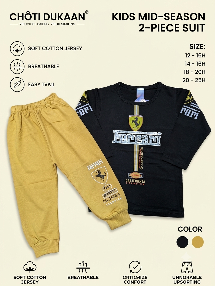 Kids mid season two pcs suit