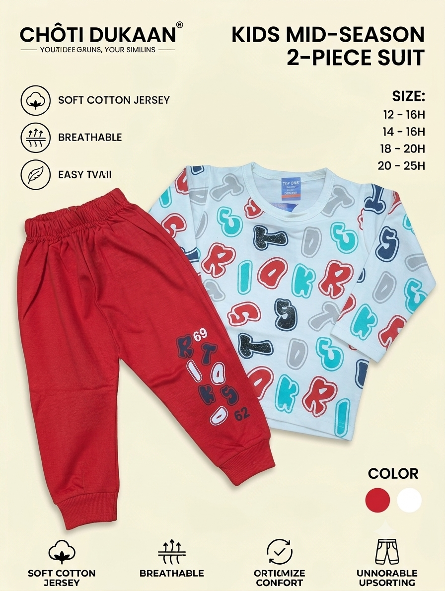 Kids mid season two pcs suit