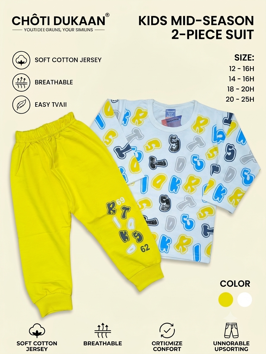 Kids mid season two pcs suit