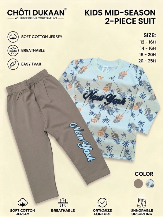Kids mid season two pcs suit