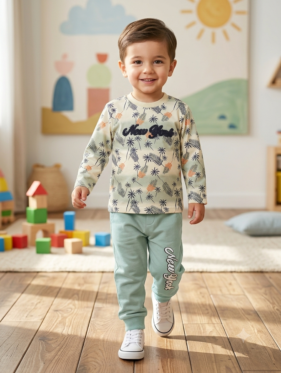 Kids mid season two pcs suit