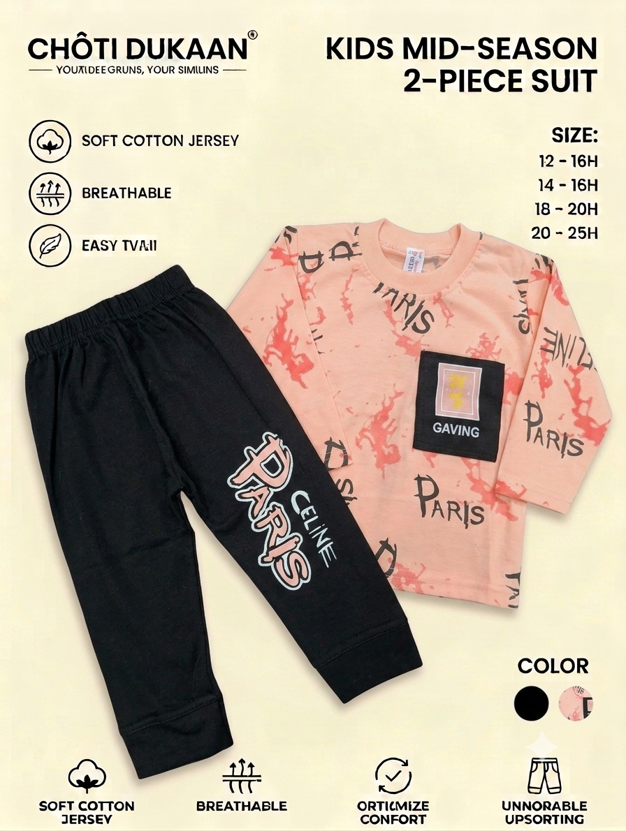 Kids mid season two pcs suit