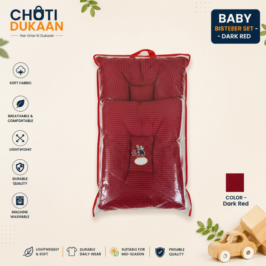 Baby Bister Set - Dark Red